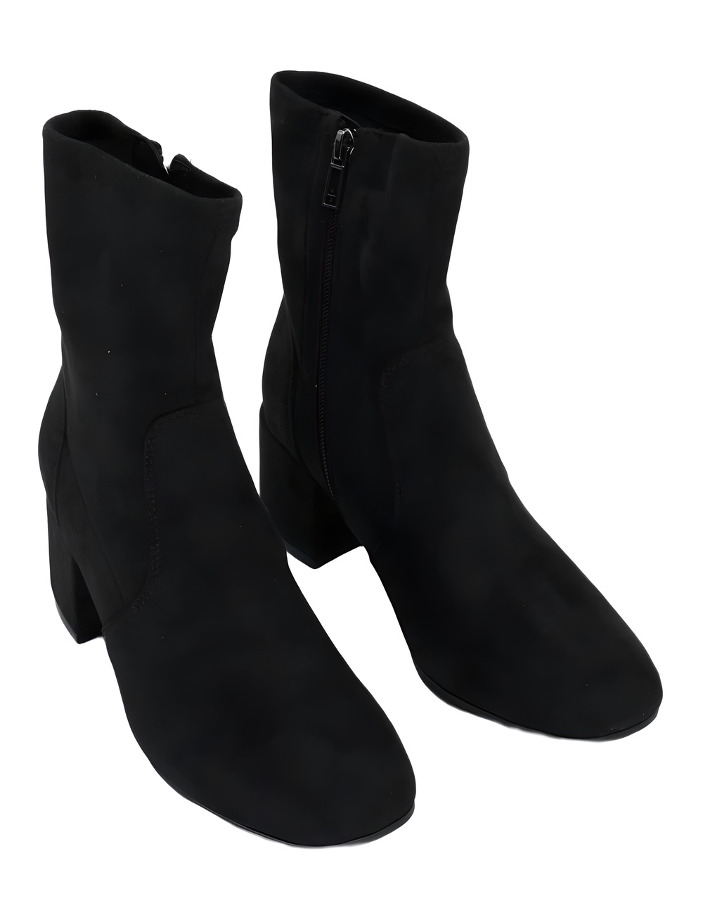 Kenneth Cole Reaction Roxy Womens Black Micro Ankle Boots Size 5.5M